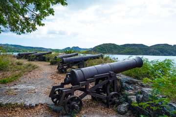 18th Century navy cannon abandoned on Antigua