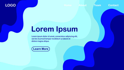 new abstract background with an authentic blue gradient color blend premium background 