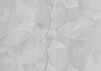 円が重なる透明感のある灰色の抽象背景 no.10