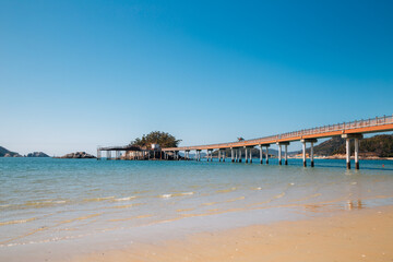 Seonyudo beach in Gunsan, Korea