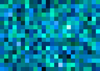 bright background for design, abstract, pixels, squares, tiles, glass, shards, water, sea, freshness, ice, blue, turquoise, paper, seamless pattern, geometric background, summer, winter, digital, 