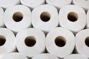 pile of tissue papers roll pattern