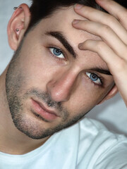 Obraz premium Close-up Of A Handsome Man