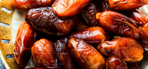 Dried date on table