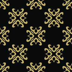 Geometric vector pattern with triangular elements. Seamless abstract ornament for wallpapers and backgrounds. 