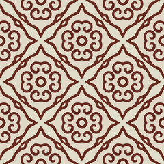 Geometric vector pattern with triangular elements. Seamless abstract ornament for wallpapers and backgrounds. 
