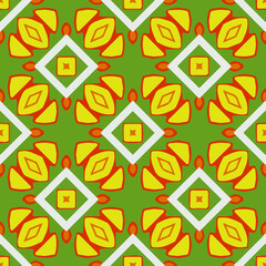 Geometric vector pattern with triangular elements. Seamless abstract ornament for wallpapers and backgrounds. 