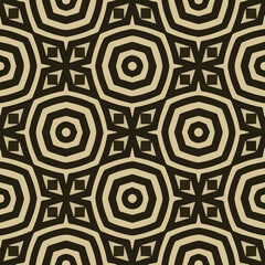 Geometric vector pattern with triangular elements. Seamless abstract ornament for wallpapers and backgrounds. 