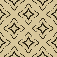 Geometric vector pattern with triangular elements. Seamless abstract ornament for wallpapers and backgrounds. 