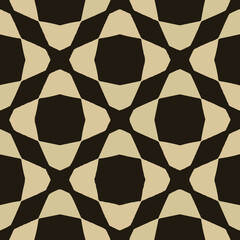 Geometric vector pattern with triangular elements. Seamless abstract ornament for wallpapers and backgrounds. 