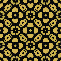 Geometric vector pattern with triangular elements. Seamless abstract ornament for wallpapers and backgrounds.
