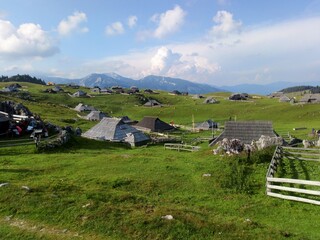 Village in Velika Planina Slovenia