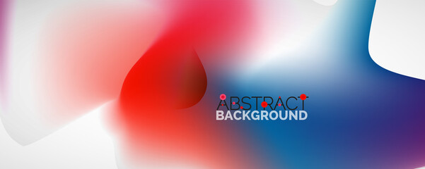 Fluid color gradient abstract background, trendy colorful wallpaper. Vector illustration for placards, brochures, posters, banners and covers