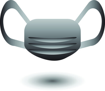black and white Mask illustration
