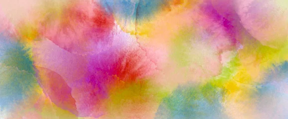 Papier Peint photo autocollant Mélange de couleurs 抽象的　水彩　テクスチャ