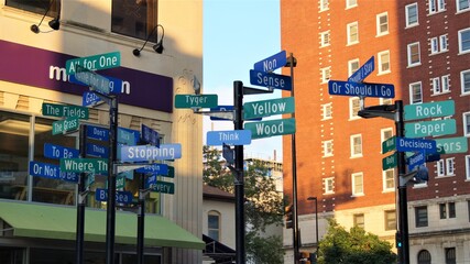 Street sign in Madison Wisconsin