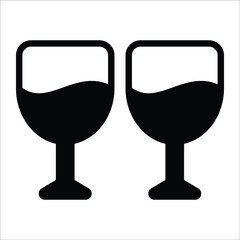 drink , beverage flat line icon  