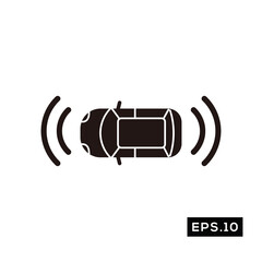 Electric Car Icon. Car Charger Icon or Logo sign Vector illustration