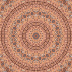 Repeated pattern design for Moroccan textile print. Turkish fashion for floor tiles and carpet. Pattern for background design. Arabesque ethnic texture. Geometric stripe ornament cover photo