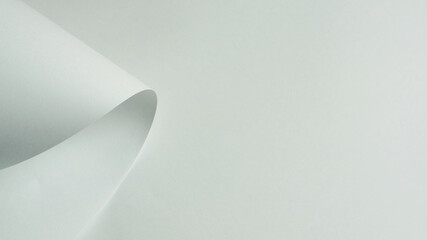 Light paper background with curves