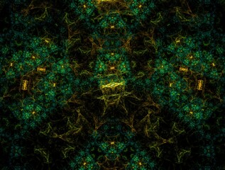 Imaginatory fractal background generated Image