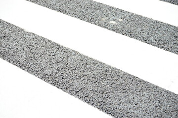 Fototapeta premium Empty crosswalk in Tokyo, Japan - 横断歩道 東京