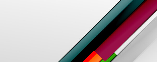 Color abstract lines trendy geometric background for business or technology presentation, internet poster or web brochure cover, wallpaper