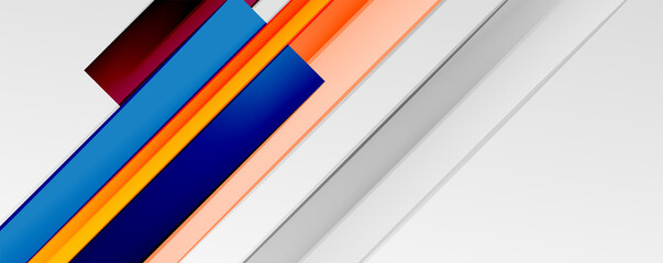 Color abstract lines trendy geometric background for business or technology presentation, internet poster or web brochure cover, wallpaper