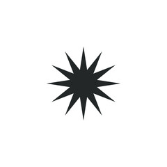 web icon star. Simple vector illustration.