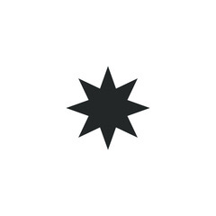 web icon star. Simple vector illustration.