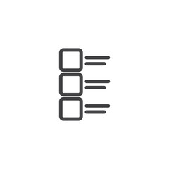 Pricing list view icon vector illustration 