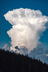 Carpathians, Gorgany massif, different weather