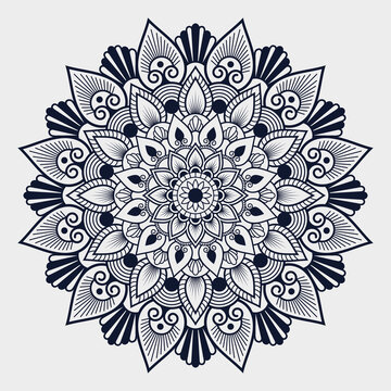abstract mandala design for tattoos, pattern, wallpaper, cover, graphic resources