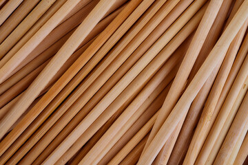 The wooden sticks are folded together. Beautiful background