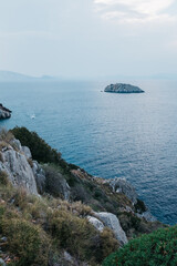 coast of the Hydra island in Greece