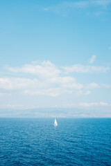 sailboat on the sea