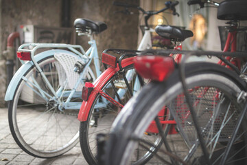 Fototapeta na wymiar Vintage bicycles