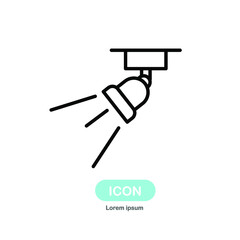 spotlight icon vector isolated on white background.