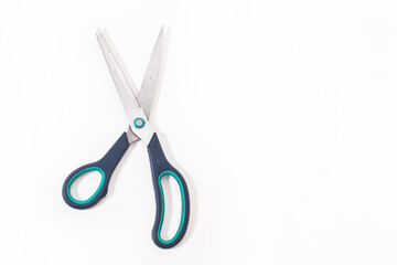 stationery scissors on a white background