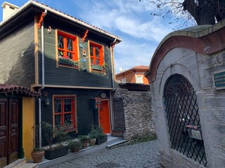 Street of Istanbul city.
