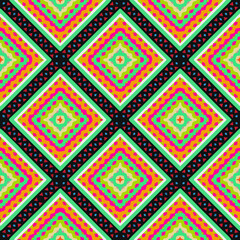  Geometric vector pattern with triangular elements. Seamless abstract ornament for wallpapers and backgrounds. 