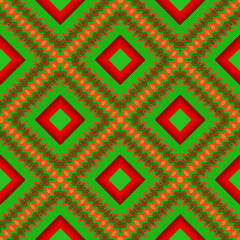  Geometric vector pattern with triangular elements. Seamless abstract ornament for wallpapers and backgrounds. 