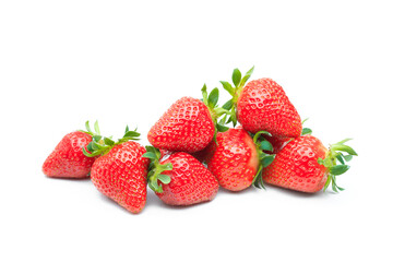 Red berry strawberry isolated on white background- Image