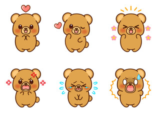 クマのイラスト素材セット