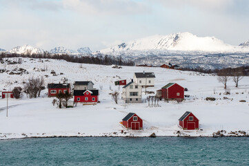 Îles des Lofoten au nord de la Norvège