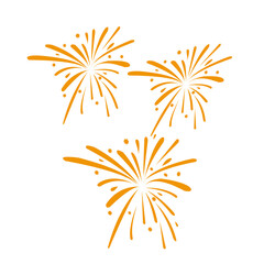 Firework design vector illustration isolated on white background