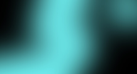 dark abstract art smooth wallpaper background in turquoise and black