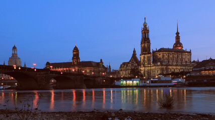 Old Dresden, an evening view