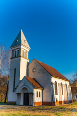 Fototapeta na wymiar Reformed (Calvinist) church in Novi Sad, Serbia
