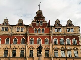 Fototapeta na wymiar Old historical building in Vyborg